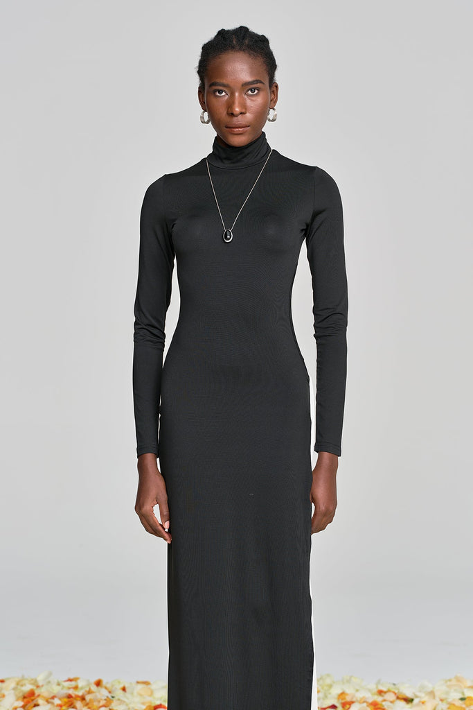 Stylish beautiful dress | Alinka Cutout Lace Up High Split Maxi Dress - Ideal for special occasions