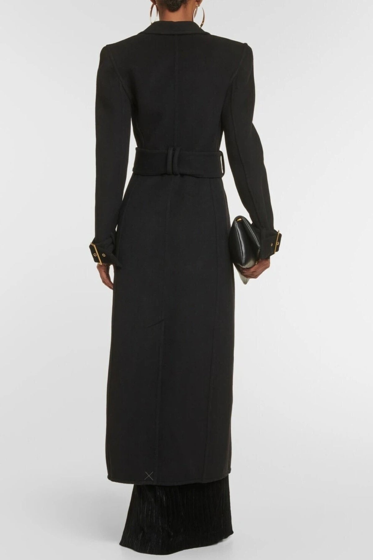Allston Peak-lapel Belted Coat