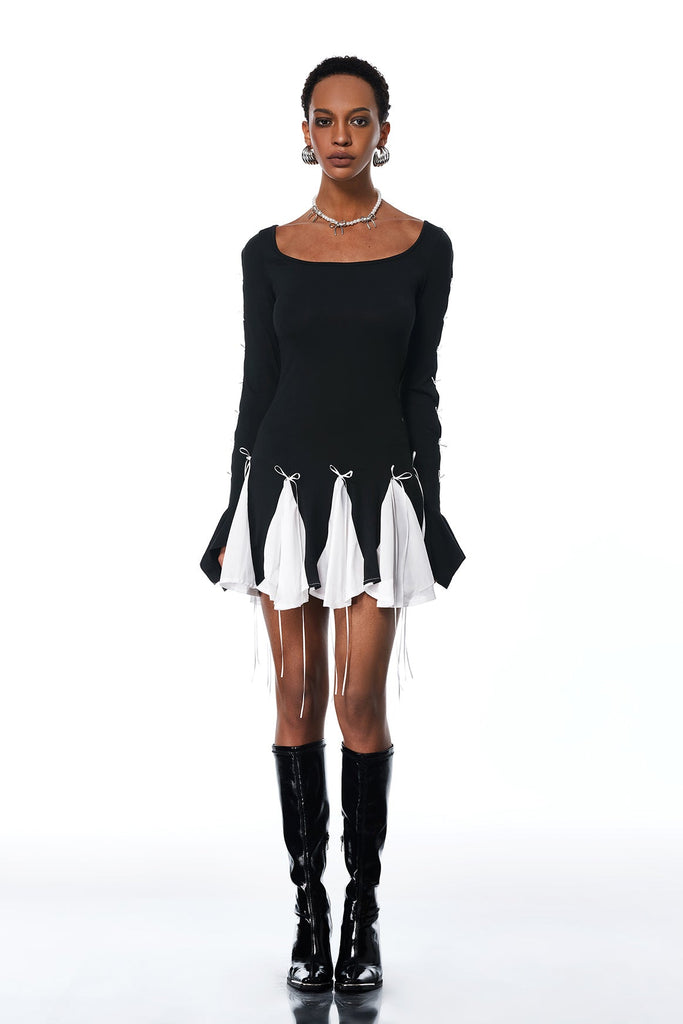 Shop  beautiful dress - Perfect for special occasions | Amarante Bow Ruffle Fringe Mini Dress