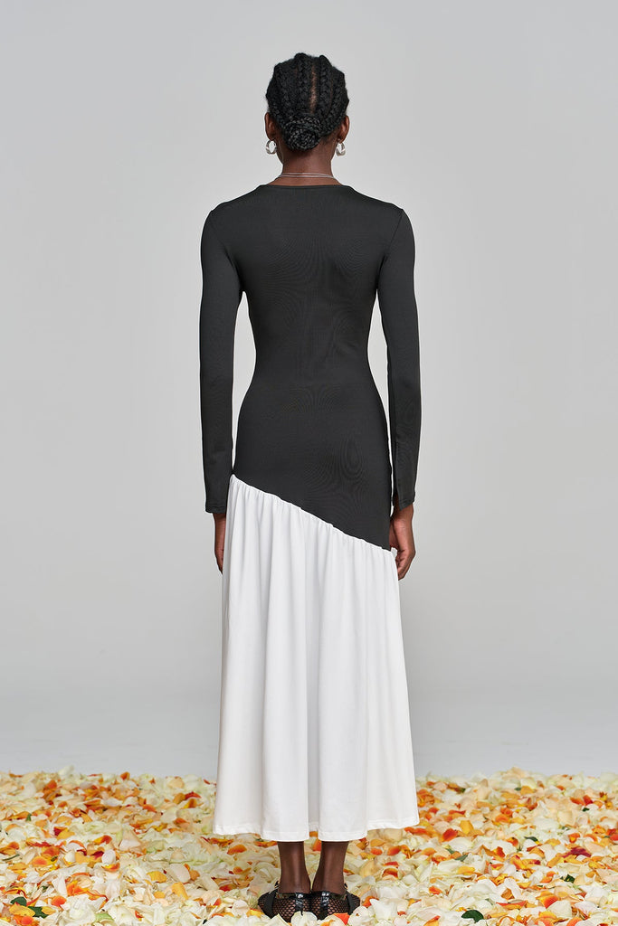 Ambre Deconstruct Ruch Bodycon Maxi Dress - Stylish beautiful dress for special occasions | Buy Online