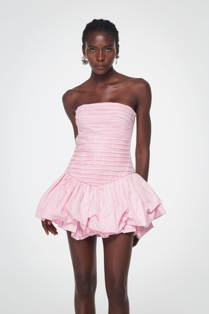 Stylish pink dress | Amerigo Ruch Strapless Mini Dress In Pink - Ideal for special occasions