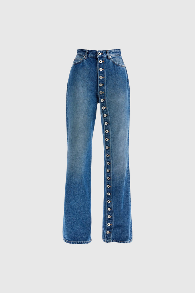 Amias Deconstruct Button Jeans - Stylish beautiful dress for special occasions | Buy Online