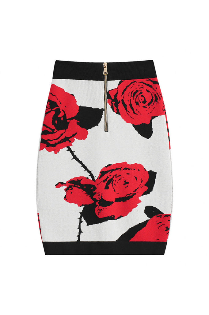 Amiya Rose Jacquard Skirt - Stylish beautiful dress for special occasions | Buy Online