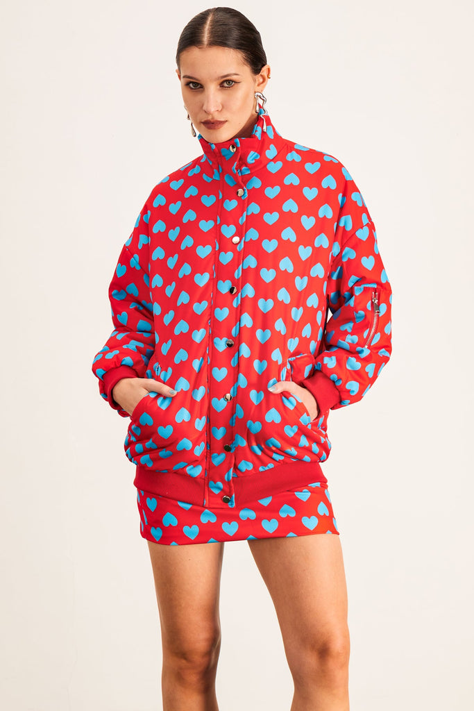 Shop  beautiful dress - Perfect for special occasions | Anamika Love Dot Stand Collar Skirt Set