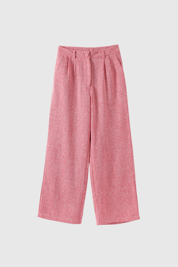 Shop  pink dress - Perfect for special occasions | Anang Lapel Strapless Three Piece Pants Set In Pink