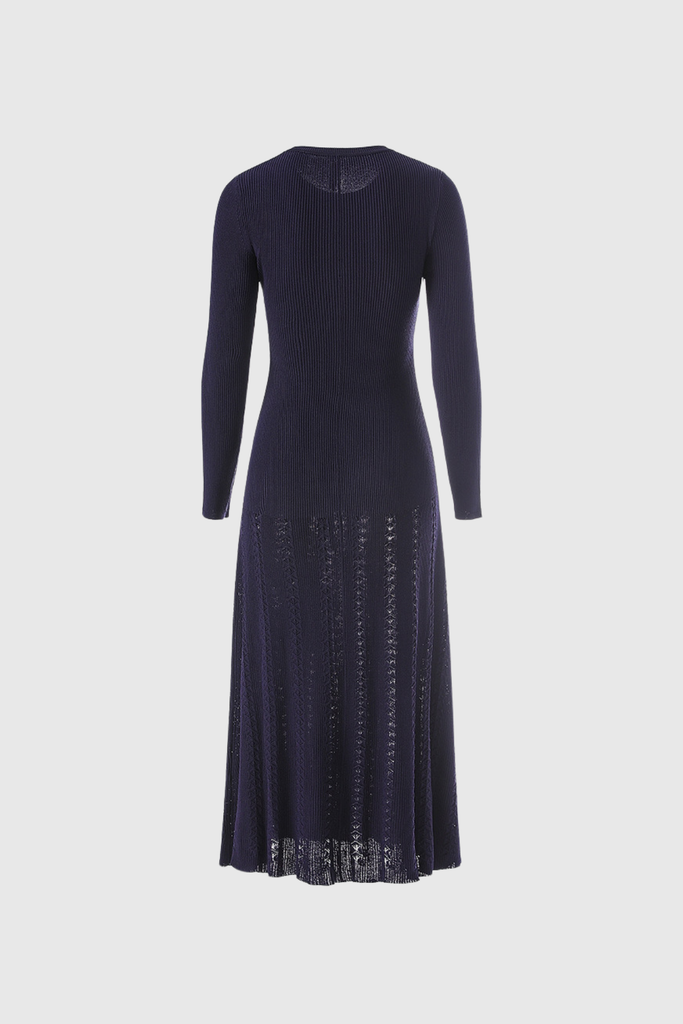 Anasazi Button Ruffle Knit Maxi Dress - Stylish beautiful dress for special occasions | Buy Online