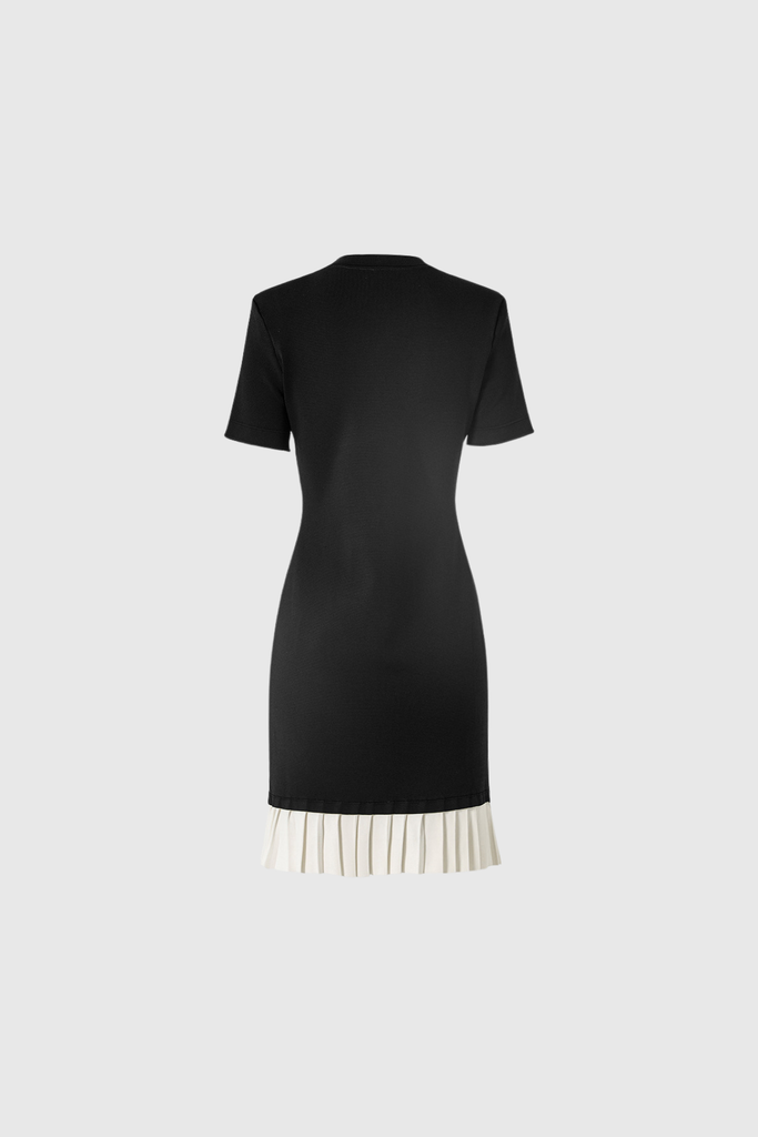 Anass Button Ruffle Short Sleeve Mini Dress - Stylish beautiful dress for special occasions | Buy Online