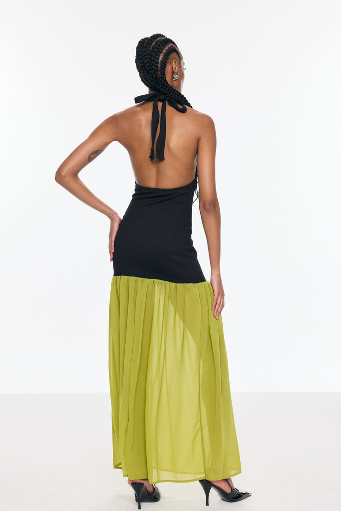 Shop  beautiful dress - Perfect for special occasions | Anatoli Cutout Halter Neck Backless Split Maxi Dress