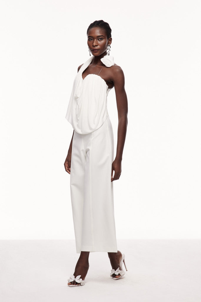 Stylish beautiful dress | Anca Stripe Wide Pants - Ideal for special occasions