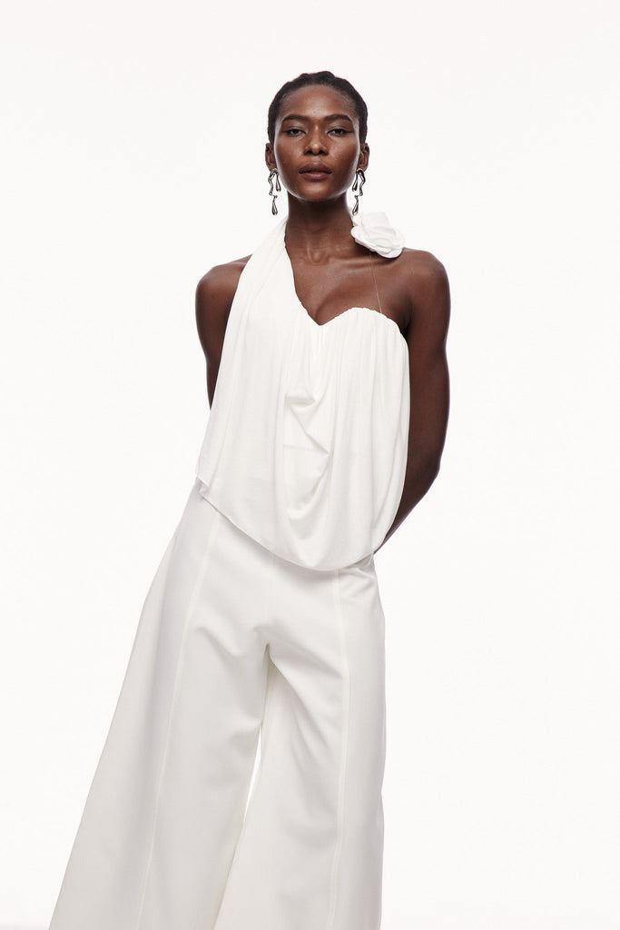 Stylish beautiful dress | Anca Stripe Wide Pants - Ideal for special occasions