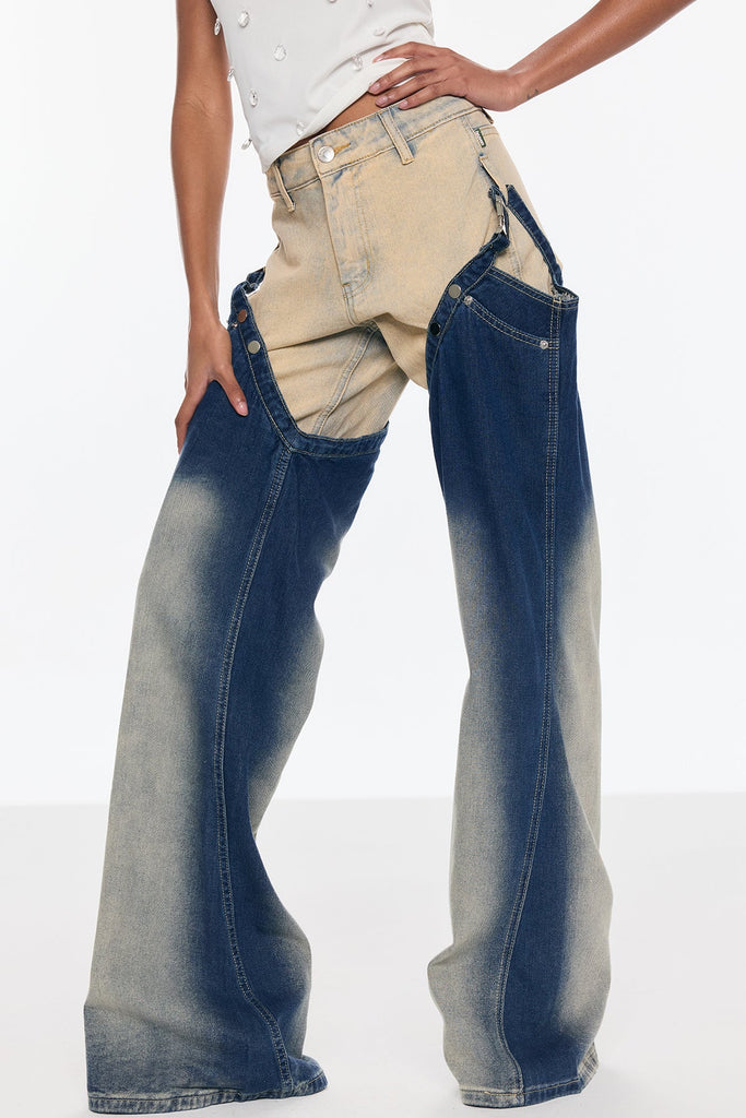 Anderson Deconstruct Two Piece Jeans - Stylish beautiful dress for special occasions | Buy Online