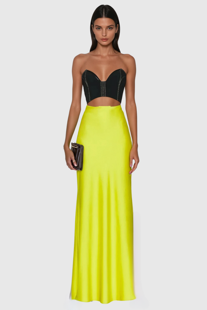 Shop  beautiful dress - Perfect for special occasions | Anemoon Strapless Cutout Maxi Dress