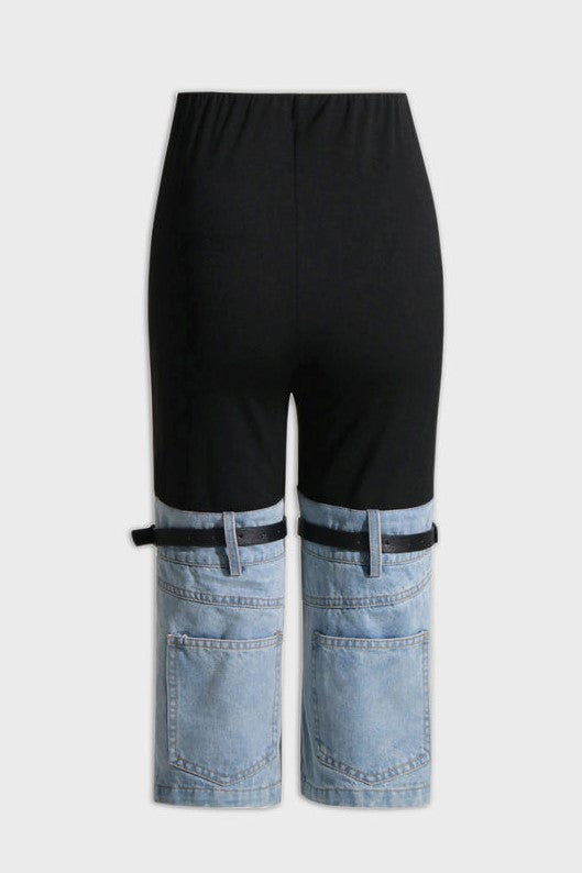 Shop  beautiful dress - Perfect for special occasions | Angelica Patchwork Denim Shorts