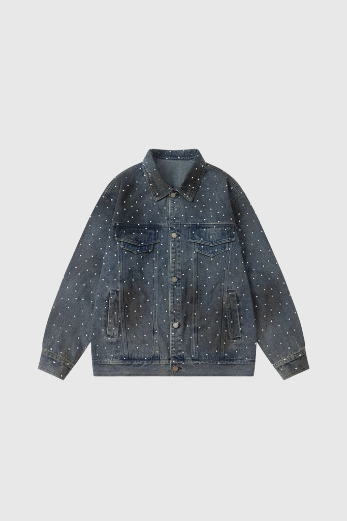 Stylish beautiful dress | Angeline Embellished Denim Jacket - Ideal for special occasions
