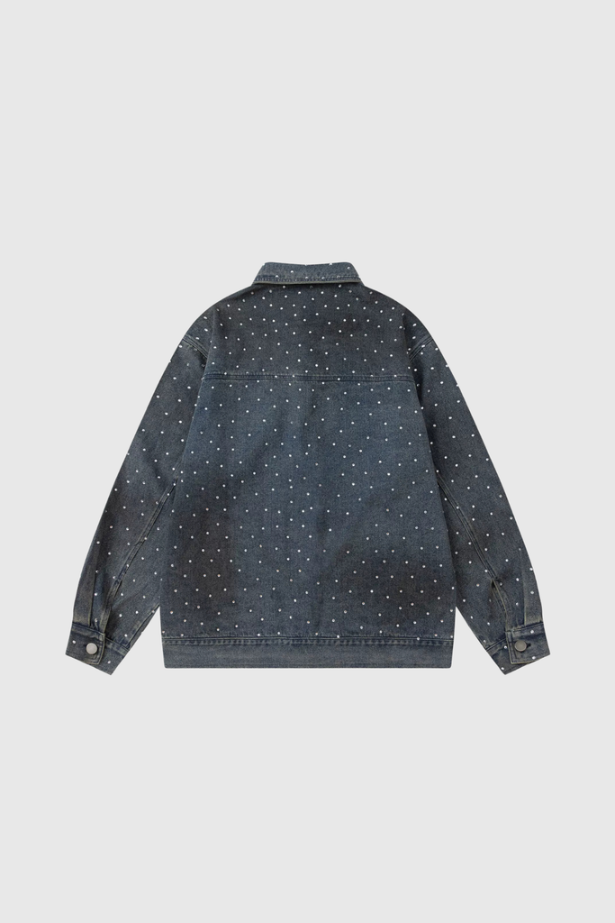 Stylish beautiful dress | Angeline Embellished Denim Jacket - Ideal for special occasions