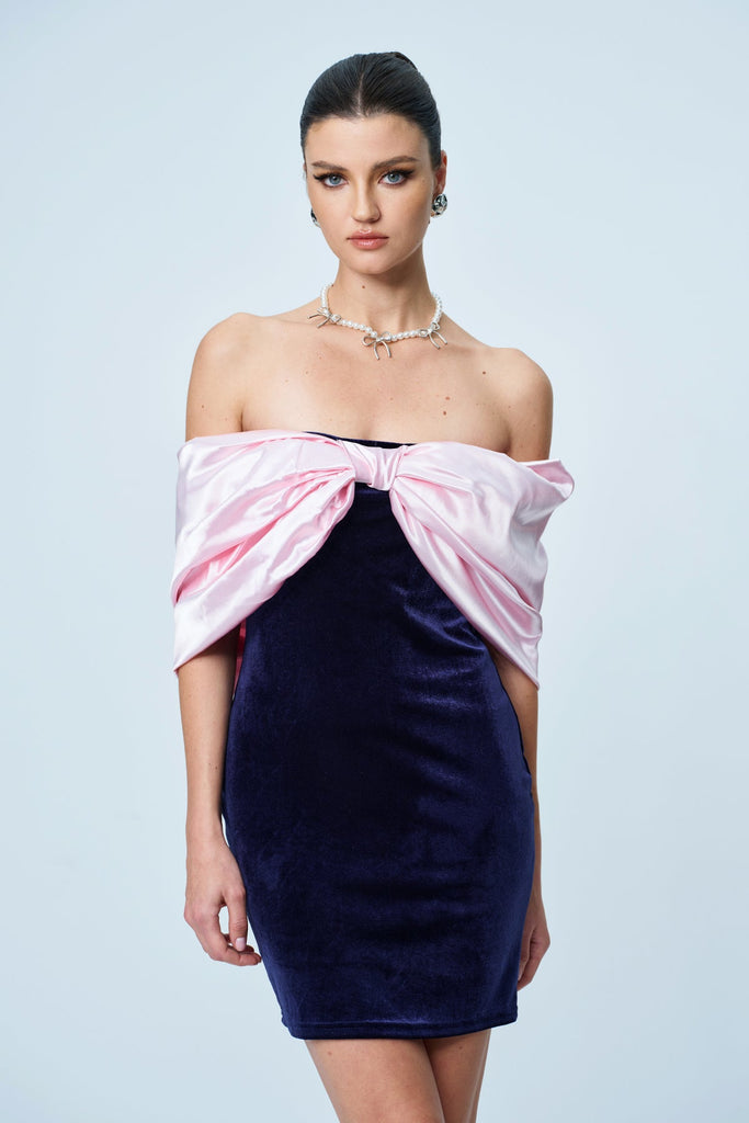 Stylish beautiful dress | Anh Bow Strapless Bodycon Mini Dress - Ideal for special occasions