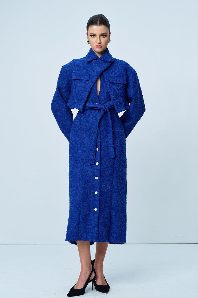 Stylish beautiful dress | Anicet Cutout Lace Up Coat - Ideal for special occasions