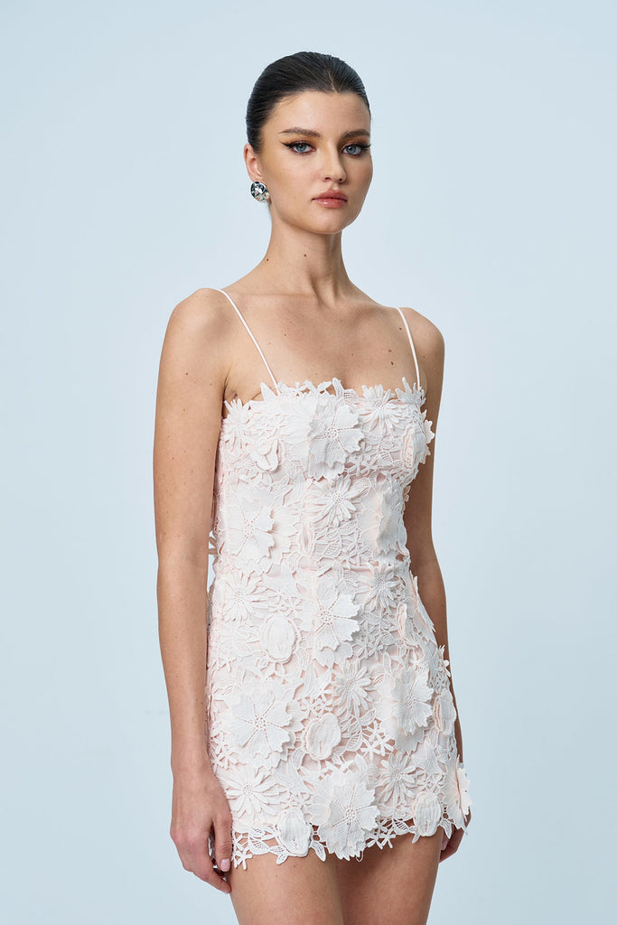 Shop  beautiful dress - Perfect for special occasions | Ankan Spaghetti Flower Mini Dress