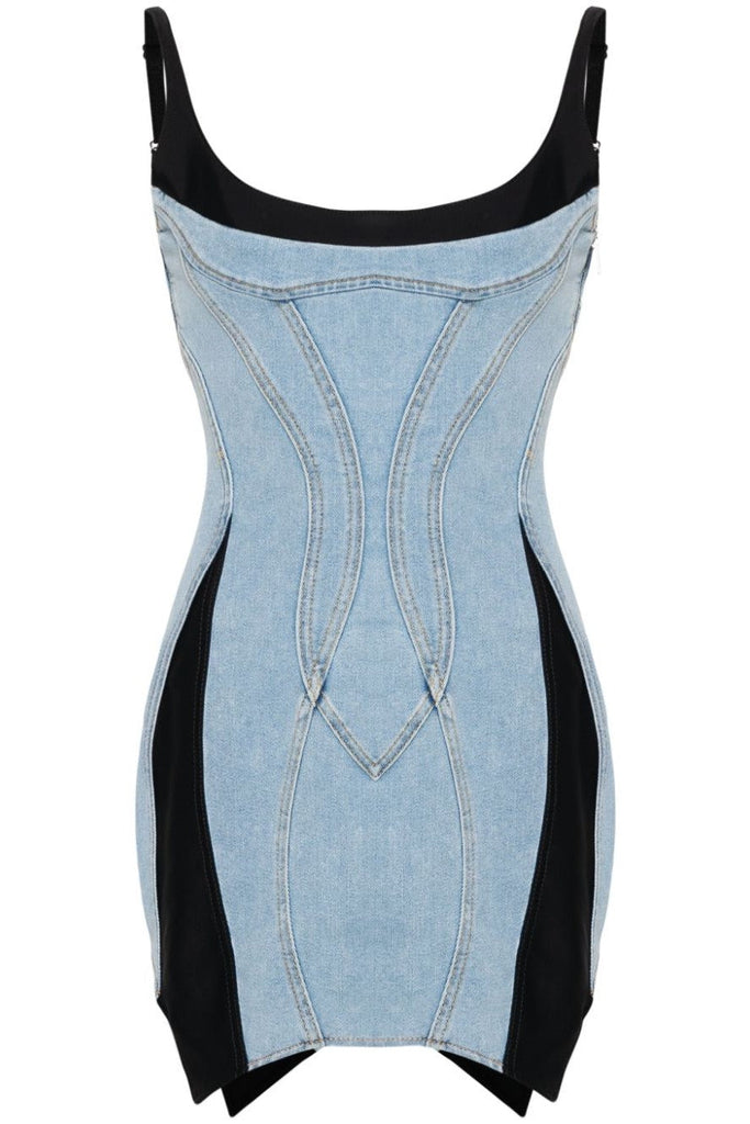 Stylish beautiful dress | Anne Panelled Denim Mini Dress - Ideal for special occasions