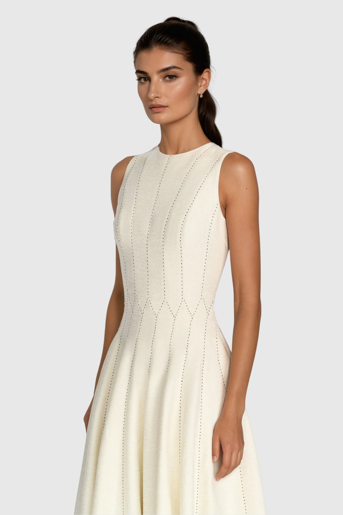 Annelise Sleeveless Ruffle Maxi Dress - Stylish beautiful dress for special occasions | Buy Online