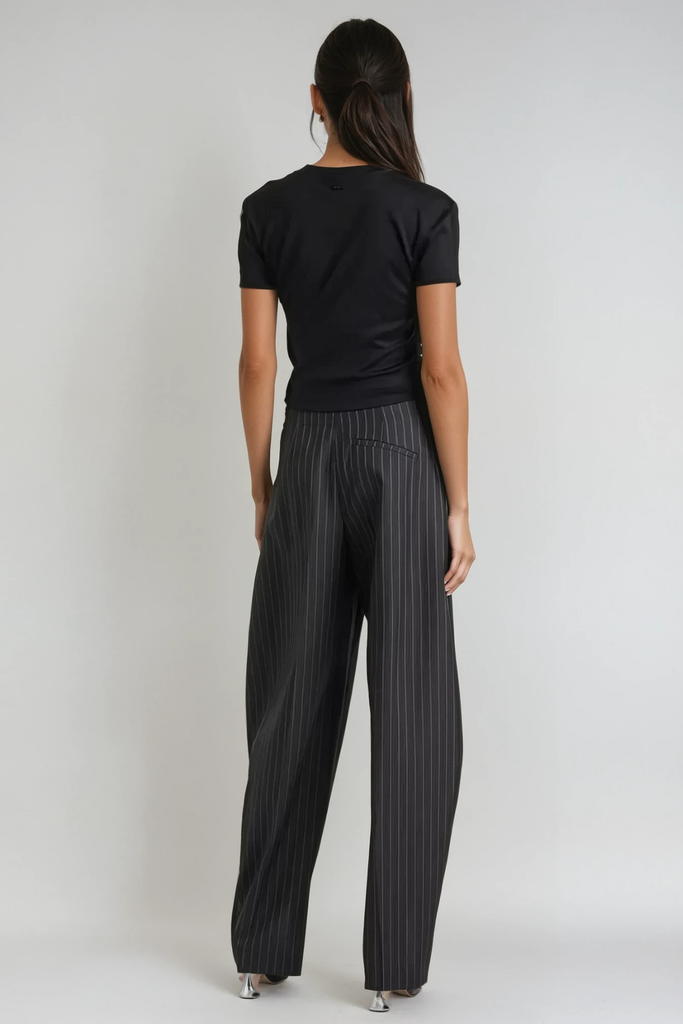 Annwyl Bodycon Short T Shirt In Black - Stylish black dress for special occasions | Buy Online