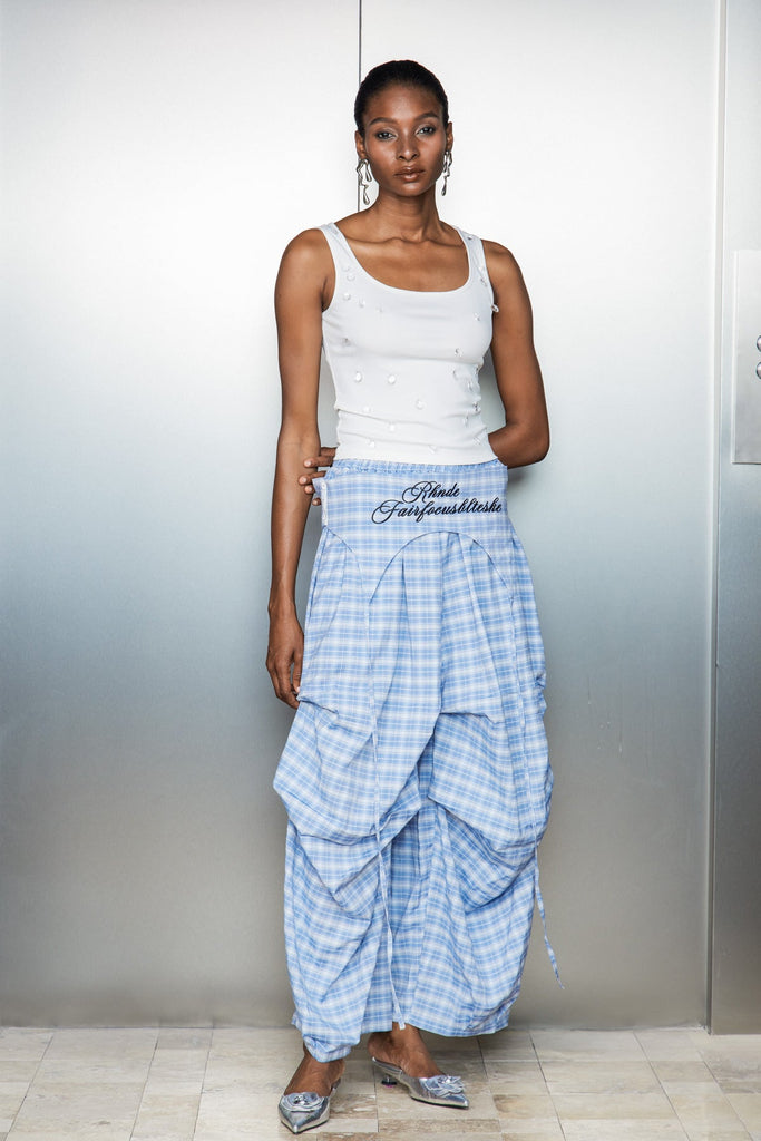 Shop  beautiful dress - Perfect for special occasions | Anouk Asymmetric Deconstruct Grid Wide Pants