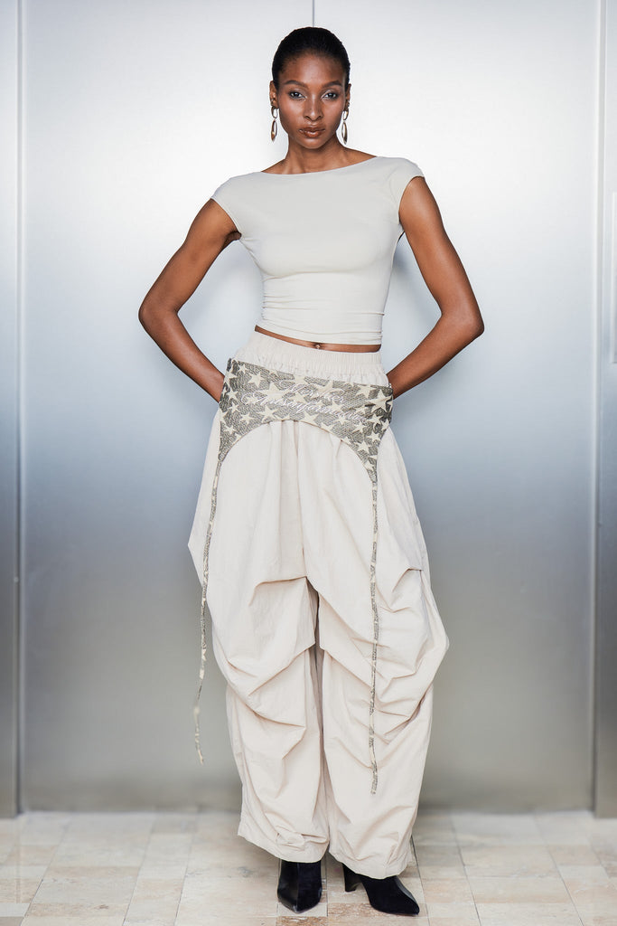 Anouk Asymmetric Deconstruct Star Wide Pants - Stylish beautiful dress for special occasions | Buy Online