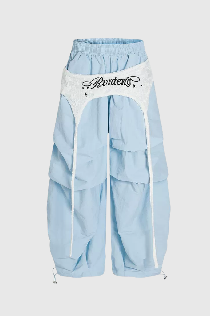 Stylish blue dress | Anouk Asymmetric Deconstruct Wide Pants In Blue - Ideal for special occasions