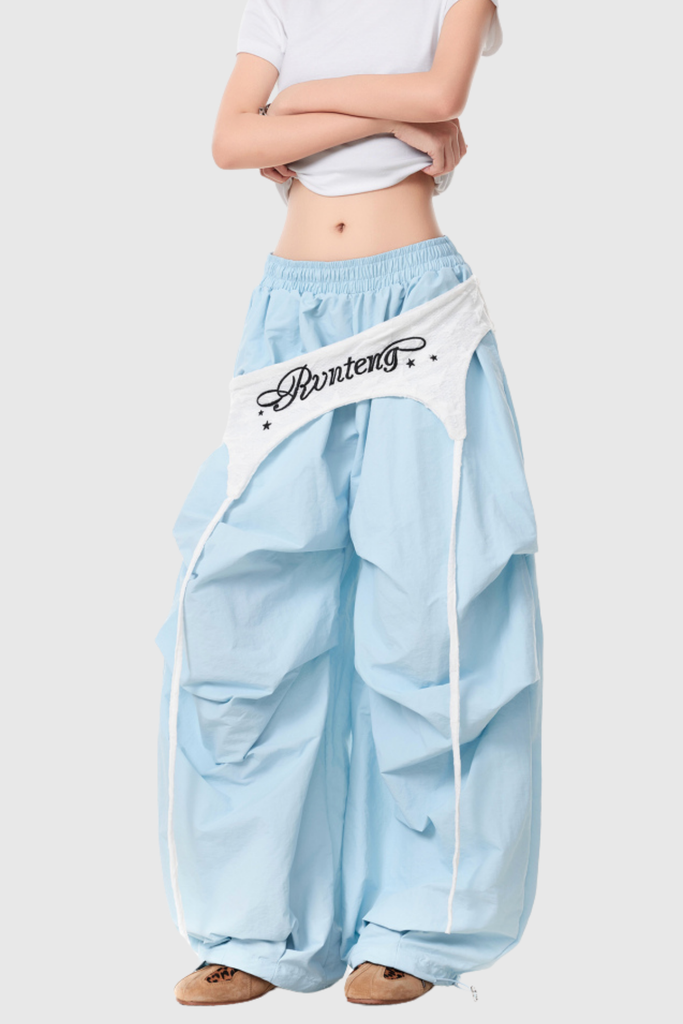 Shop  blue dress - Perfect for special occasions | Anouk Asymmetric Deconstruct Wide Pants In Blue