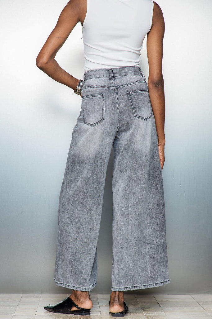 Ansgar Deconstruct Asymmetric Fringe Jeans - Stylish beautiful dress for special occasions | Buy Online