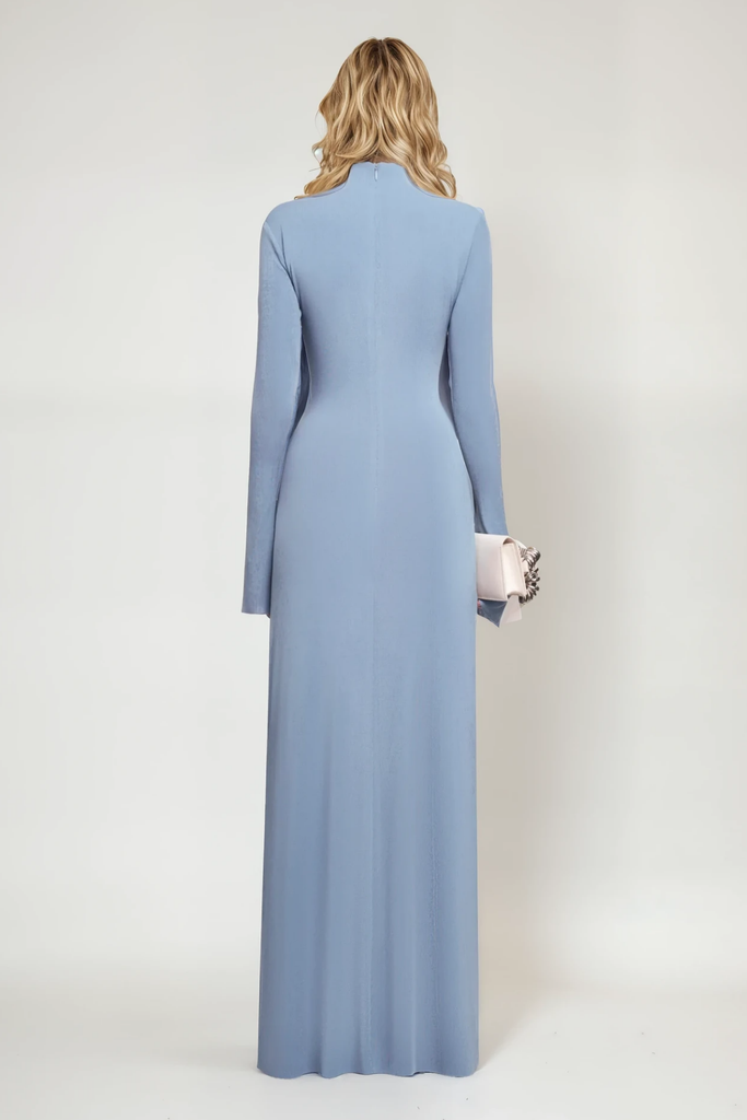 Stylish blue dress | Anstice Ruch Bodycon Long Sleeve Maxi Dress In Blue - Ideal for special occasions