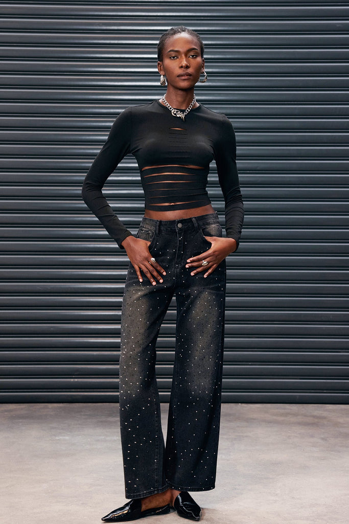 Shop  beautiful dress - Perfect for special occasions | Antoniya Rhinestone Hayley Jeans