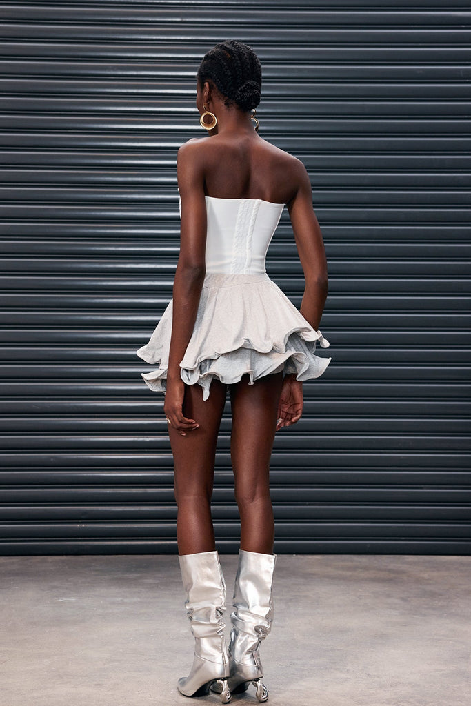 Shop  beautiful dress - Perfect for special occasions | Anwar Asymmetric Ruffle High Rise Skirt