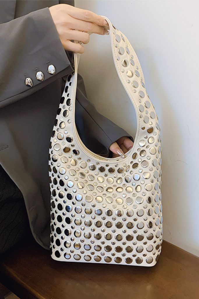 Shop  beautiful dress - Perfect for special occasions | Apollonia Studded Leather Bag