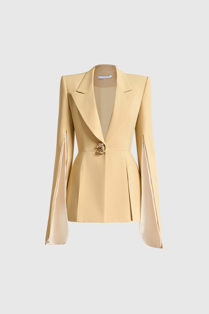 Stylish beautiful dress | Archita Split Lapel Pants Set - Ideal for special occasions