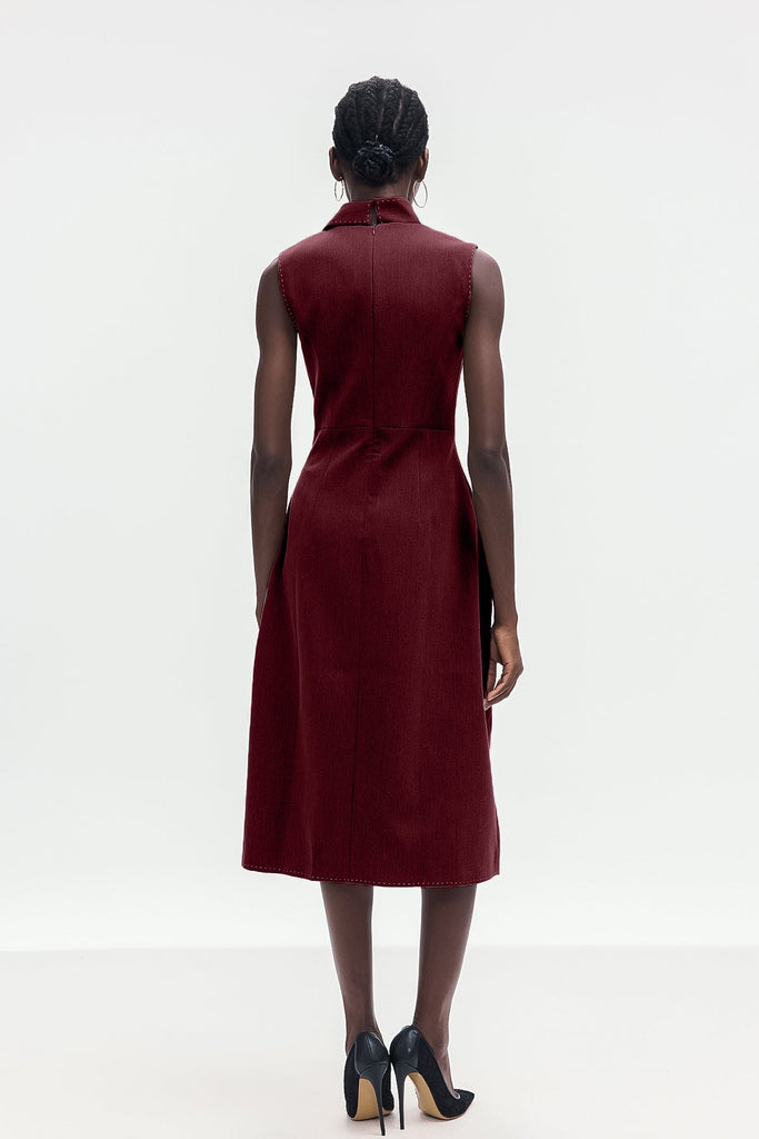 Shop  red dress - Perfect for special occasions | Ardon Asymmetric Split Sleeveless Maxi Dress In Red