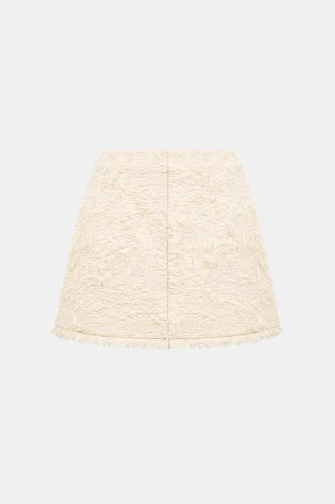 Stylish beige dress | Arife Off Shoulder Bow Crystal Embellished Blazer Two Piece Set - Beige - Ideal for special occasions