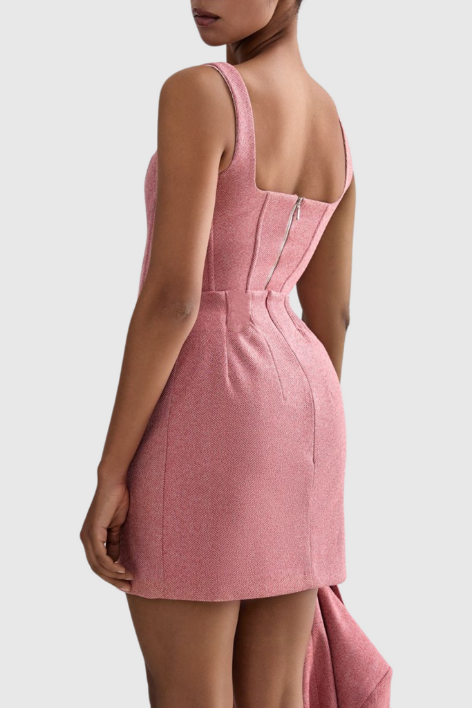 Armenb Corset Skirt Three Piece Set - Pink - Stylish pink dress for special occasions | Buy Online