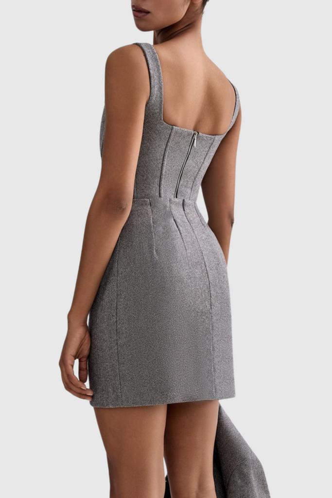 Armenb Corset Skirt Three Piece Set - Grey - Stylish beautiful dress for special occasions | Buy Online