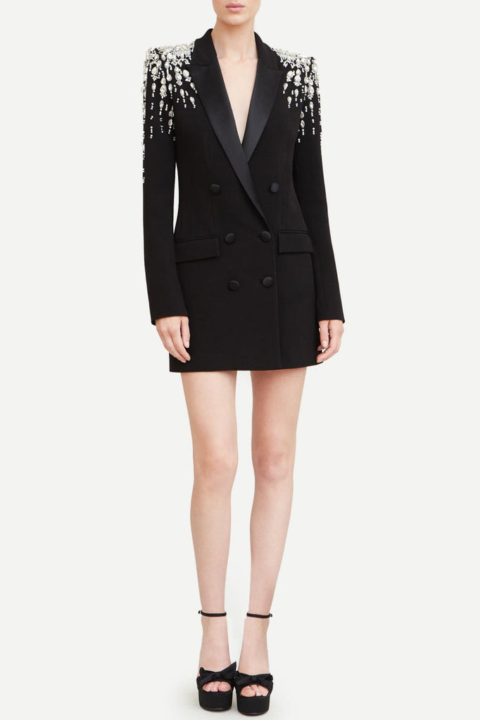 Stylish beautiful dress | Aurora Crystal Embellished Blazer Dress - Ideal for special occasions