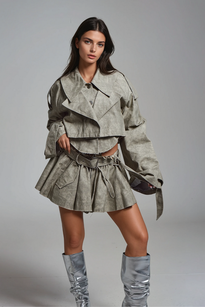 Shop  beautiful dress - Perfect for special occasions | Aylani Camouflage Print Deconstruct Skirt Set