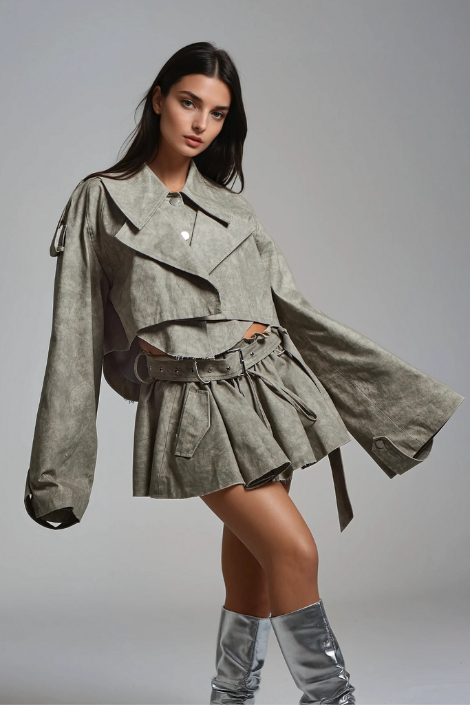 Shop  beautiful dress - Perfect for special occasions | Aylani Camouflage Print Deconstruct Skirt Set