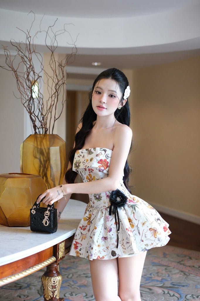 Lumi Strapless Mini Dress - Stylish beautiful dress for special occasions | Buy Online