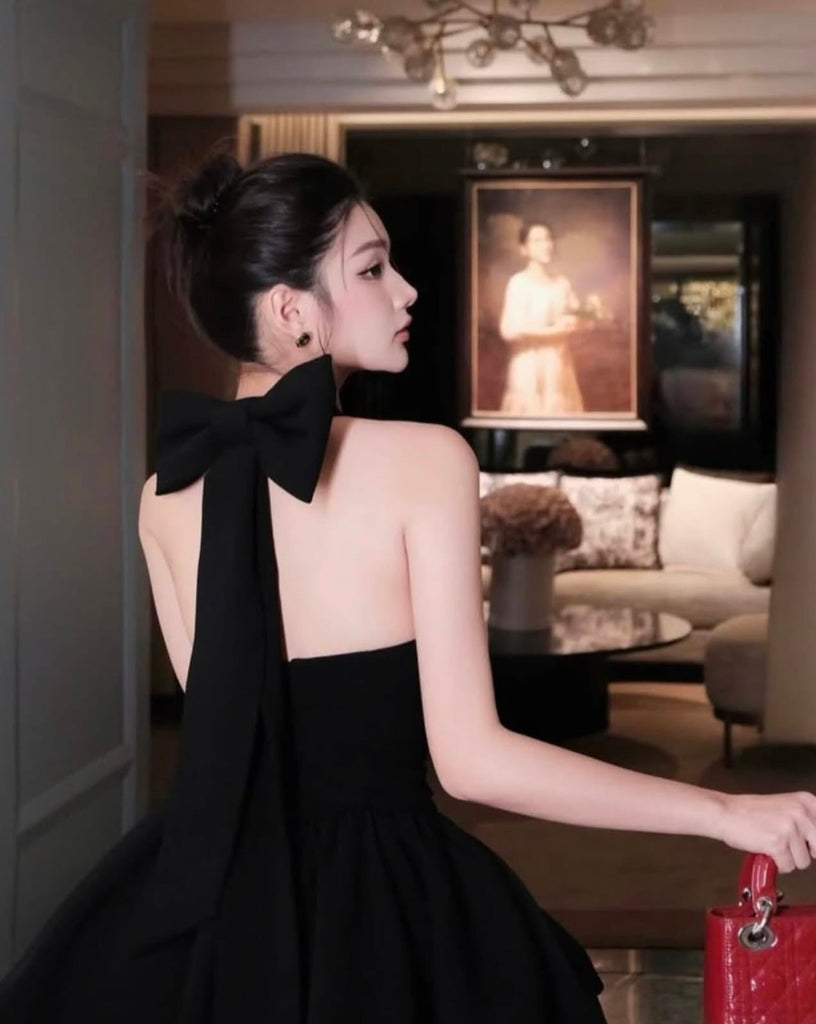 Stylish beautiful dress | Rizza Halter Mini Dress - Ideal for special occasions