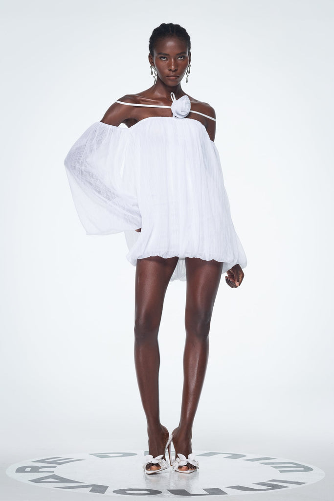 Shop  beautiful dress - Perfect for special occasions | Babs Balloon Sleeve Mesh Mini Dress