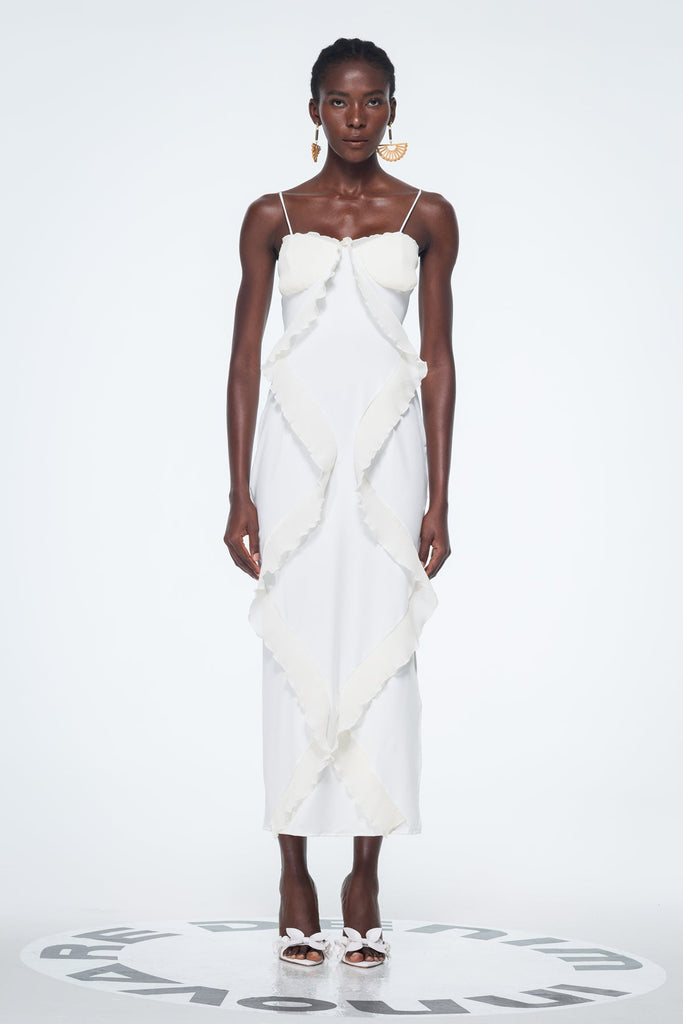 Shop  beautiful dress - Perfect for special occasions | Bachtiar Spaghetti Split Maxi Dress