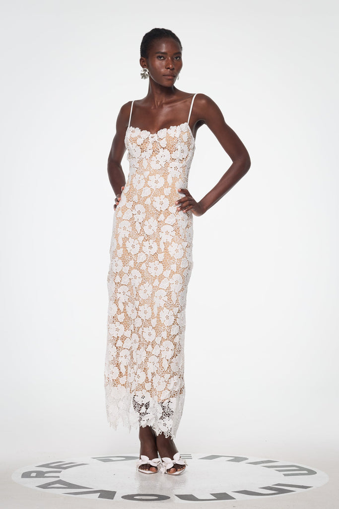 Shop  beautiful dress - Perfect for special occasions | Bagrat Lace Spaghetti Lace Up Maxi Dress