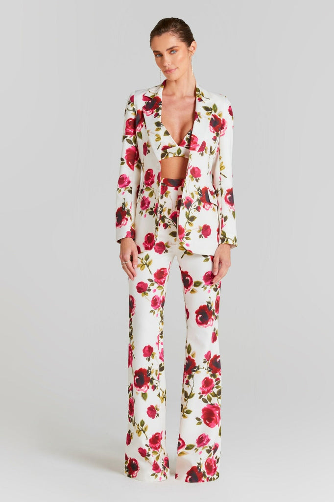 Stylish beautiful dress | Bailey Floral Blazer Three Piece Set - Ideal for special occasions