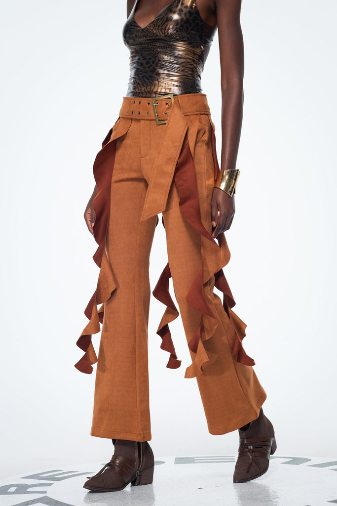 Stylish beautiful dress | Bakarne Fringe Pants - Ideal for special occasions