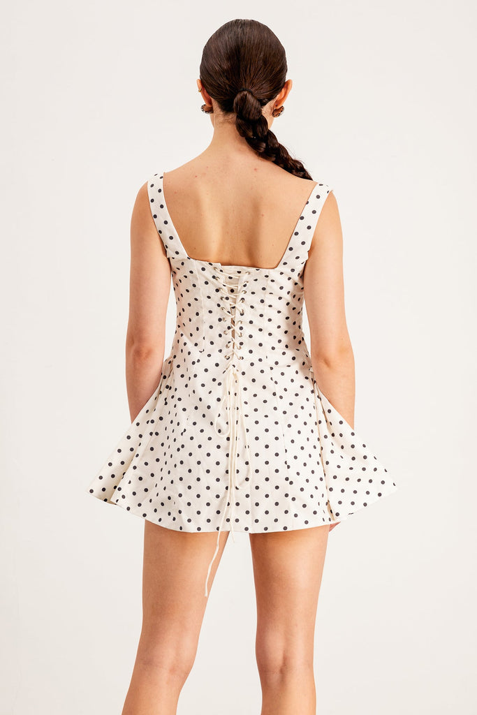 Shop  beautiful dress - Perfect for special occasions | Balkrishna Dot Sleeveless Mini Dress